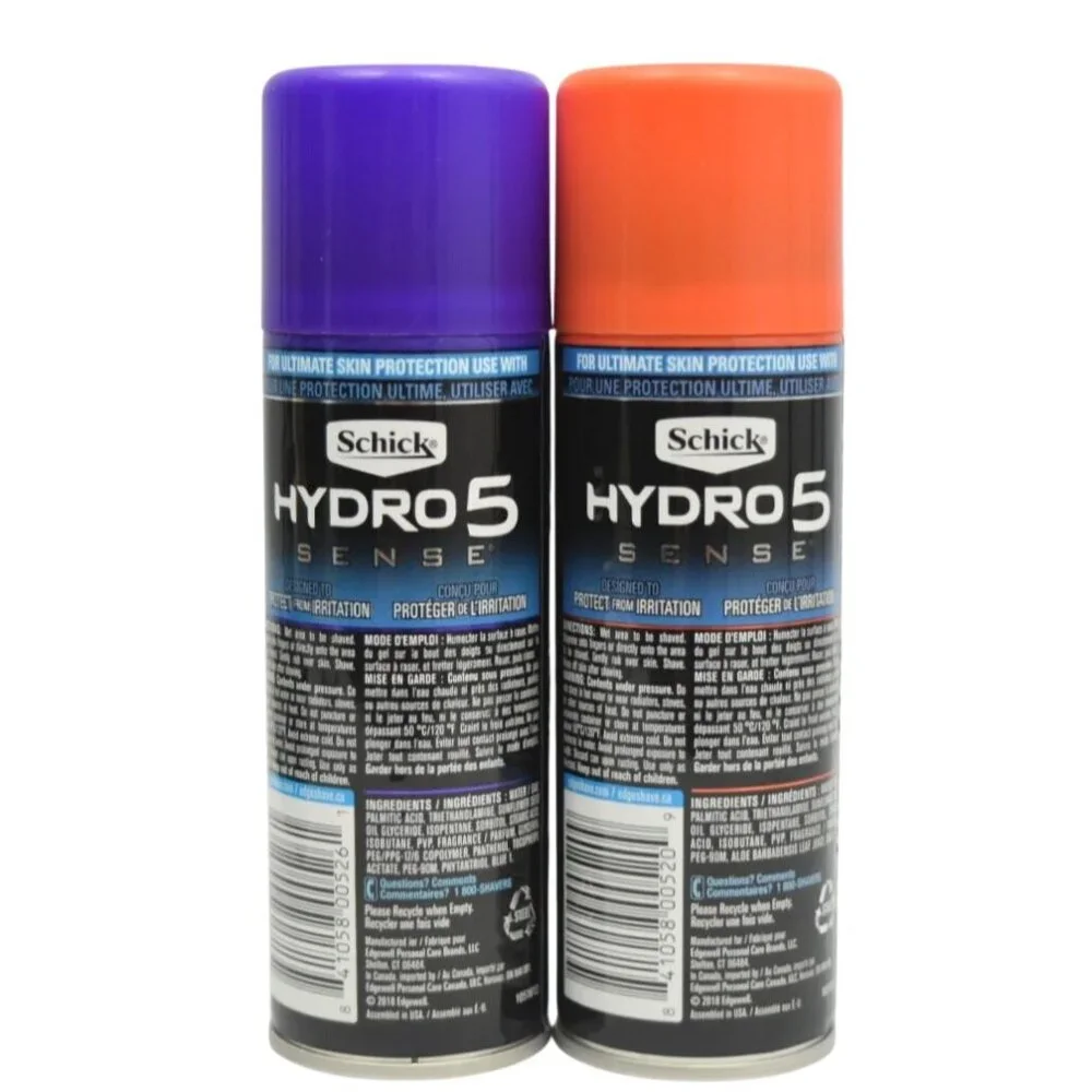 Schick Hydro 5 Sense Razor & Edge Shave Gel Bundle